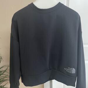 The North Face Horizon Performance Fleece Crew Sweatshirt Womens Black XL